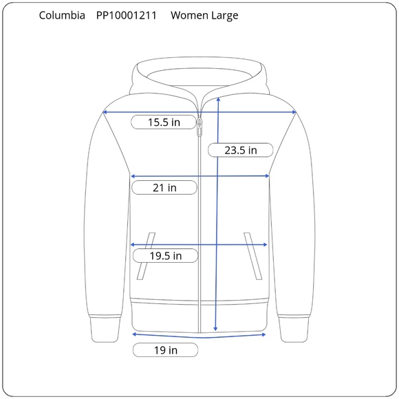 Columbia Teal Hoodie Women Sz LG - Picture 6 of 6